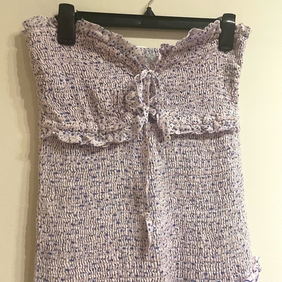 For @gk682 Temptation Positano Linen Garitta Dress Pois Pink XL NWT - Picture 7 of 9